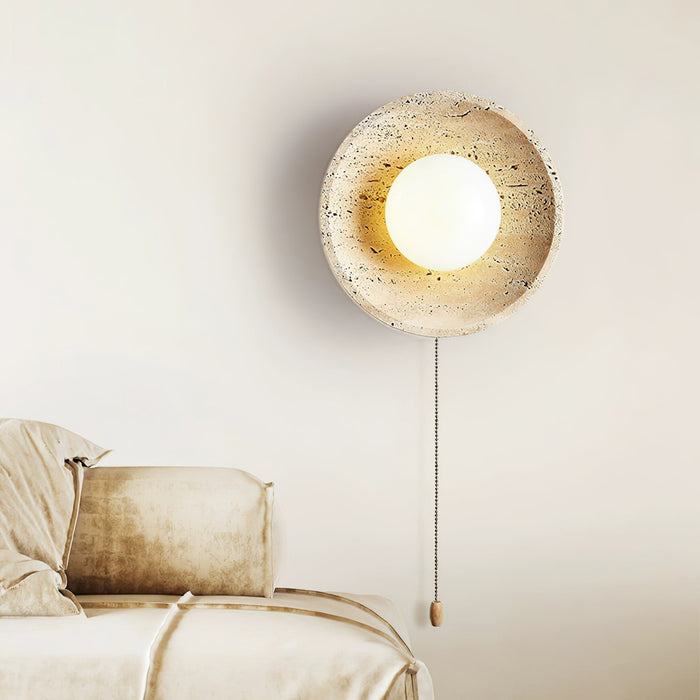 Stone Lunar Eclipse Wall Light - Simprolos