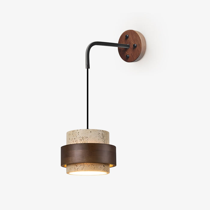Stonova Travertine Wall Sconce - Simprolos