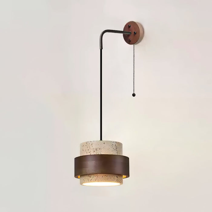 Stonova Travertine Wall Sconce - Simprolos