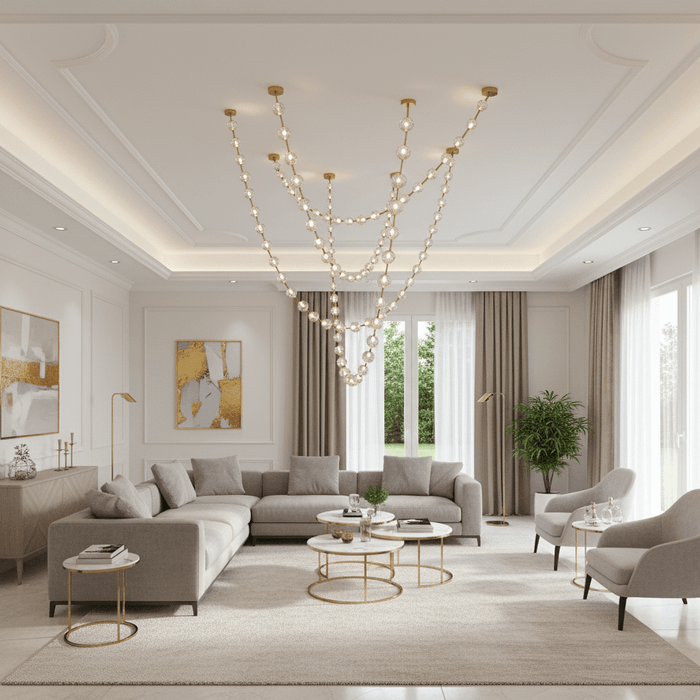 Strand Necklace Chandelier - Simprolos