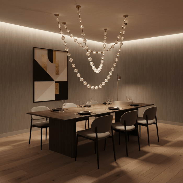 Strand Necklace Chandelier - Simprolos
