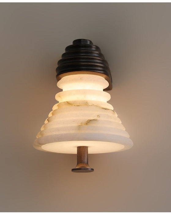 Strata Alabaster Wall Lamp - Simprolos
