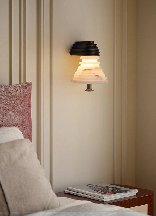 Strata Alabaster Wall Lamp - Simprolos