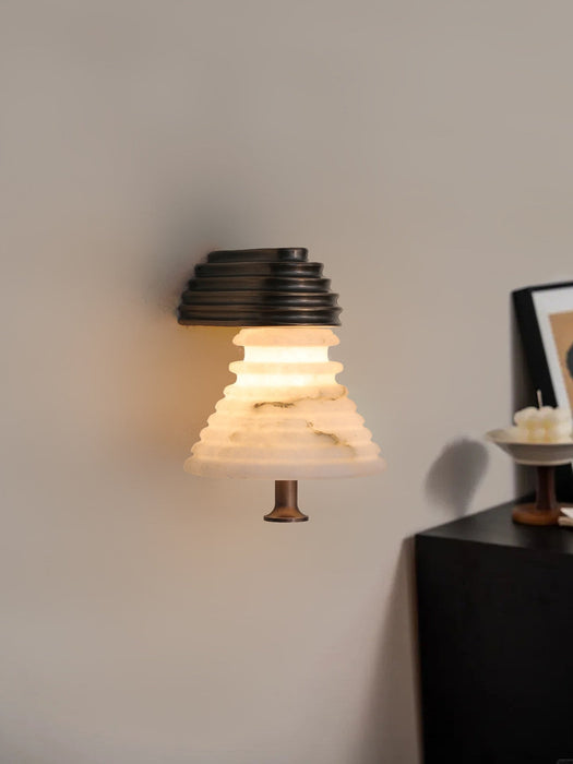 Strata Alabaster Wall Lamp - Simprolos