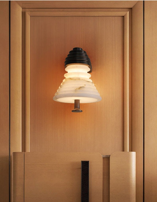 Strata Alabaster Wall Lamp - Simprolos