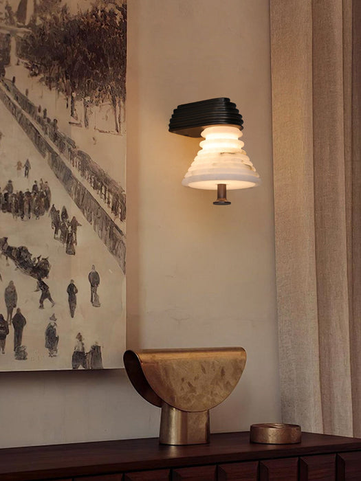 Strata Alabaster Wall Lamp - Simprolos