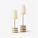 Strata Rise Marble Candle Holder - Simprolos