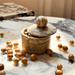 Strata Sphere Stone Storage Box - Simprolos