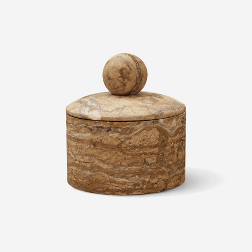 Strata Sphere Stone Storage Box - Simprolos