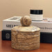 Strata Sphere Stone Storage Box - Simprolos