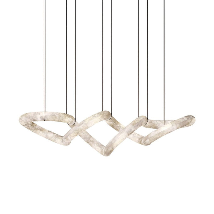 Streamlined Alabaster Pendant Lamp - Simprolos