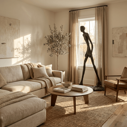 Striding Figure Sculpture - Simprolos