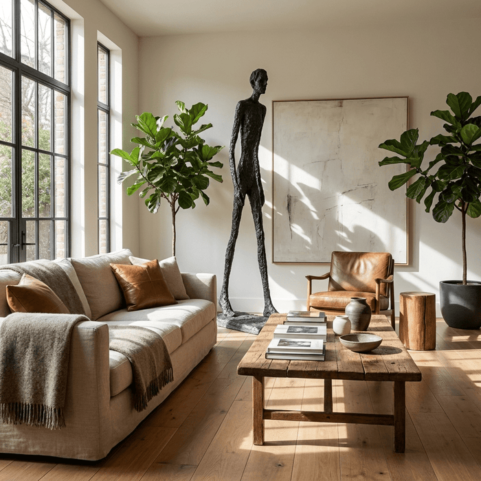 Striding Figure Sculpture - Simprolos