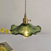 Stylish Hibiscus Flower Glass Pendant Light - Simprolos