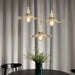 Stylish Hibiscus Flower Glass Pendant Light - Simprolos