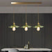 Stylish Hibiscus Flower Glass Pendant Light - Simprolos
