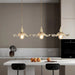 Stylish Hibiscus Flower Glass Pendant Light - Simprolos