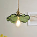Stylish Hibiscus Flower Glass Pendant Light - Simprolos