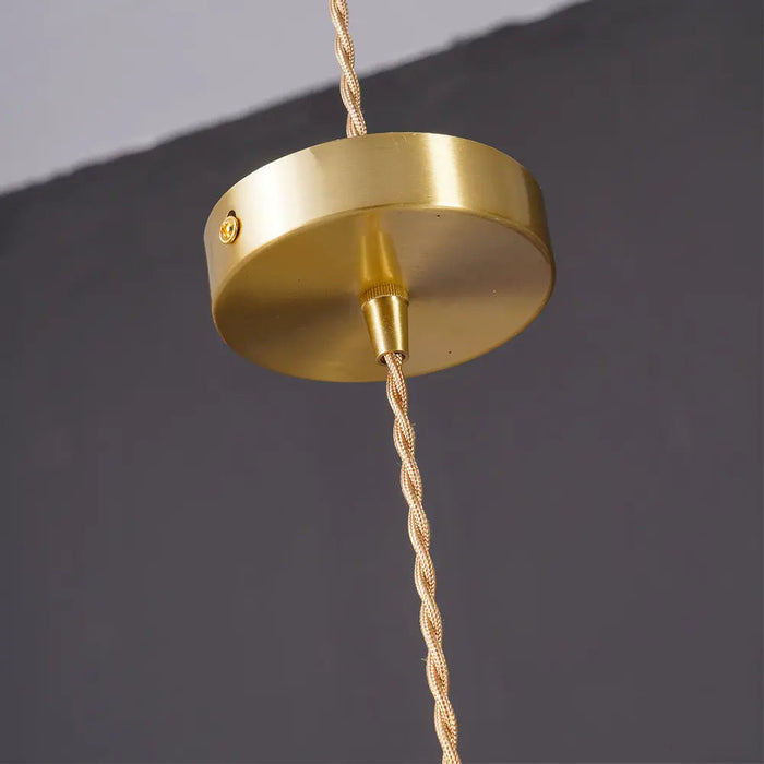 Stylish Hibiscus Flower Glass Pendant Light - Simprolos