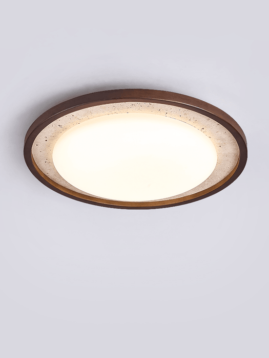 Stylish Travertine Ceiling Light Fixture for Modern Spaces - Simprolos
