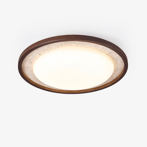 Stylish Travertine Ceiling Light Fixture for Modern Spaces - Simprolos