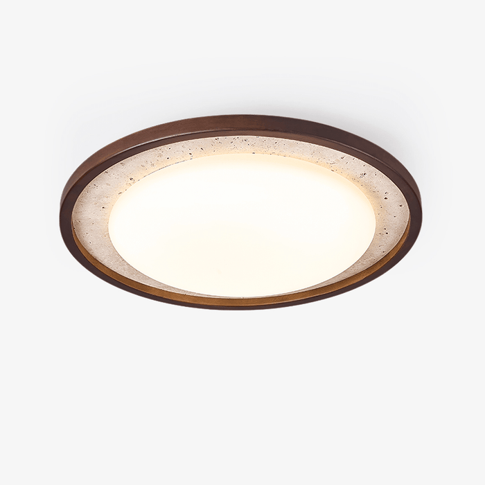 Stylish Travertine Ceiling Light Fixture for Modern Spaces - Simprolos