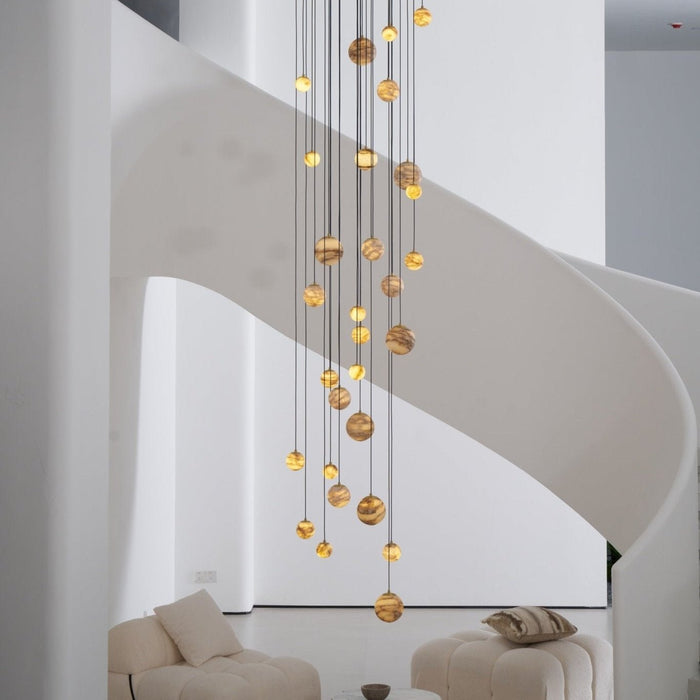 Sultana Alabaster Cluster Chandelier - Simprolos