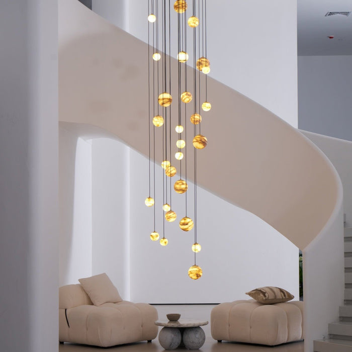 Sultana Alabaster Cluster Chandelier - Simprolos