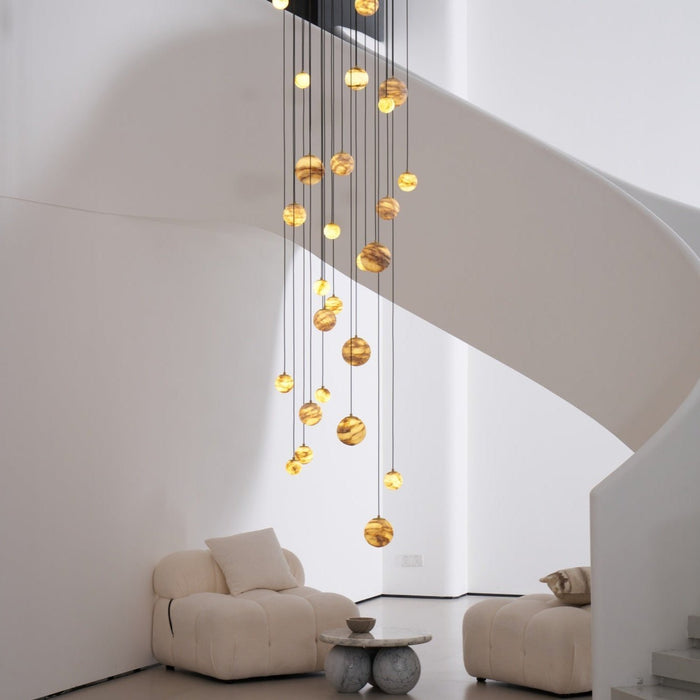 Sultana Alabaster Cluster Chandelier - Simprolos
