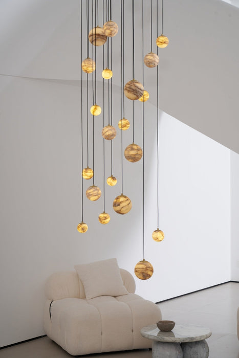 Sultana Alabaster Cluster Chandelier - Simprolos