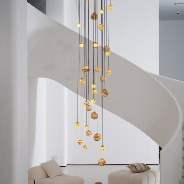 Sultana Alabaster Cluster Chandelier - Simprolos