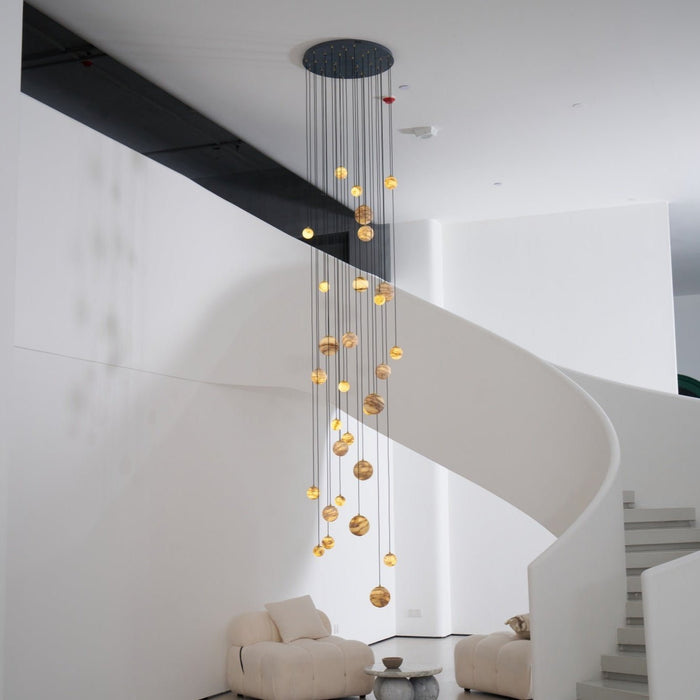 Sultana Alabaster Cluster Chandelier - Simprolos