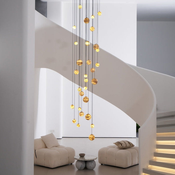 Sultana Alabaster Cluster Chandelier - Simprolos