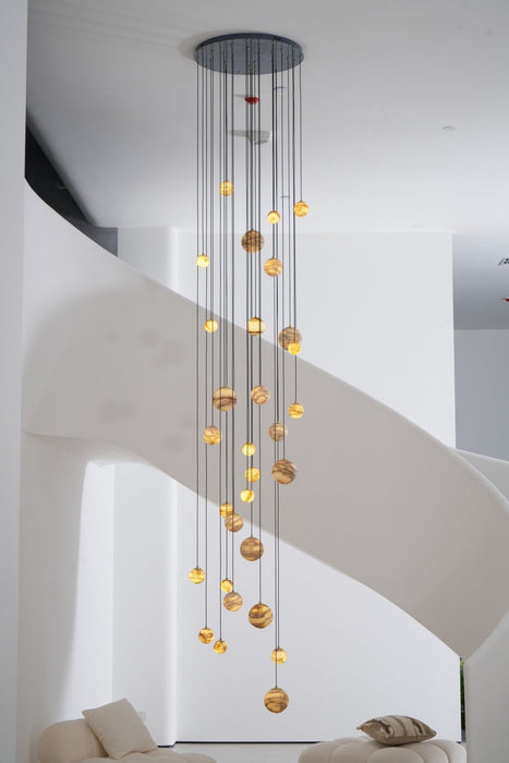 Sultana Alabaster Cluster Chandelier - Simprolos
