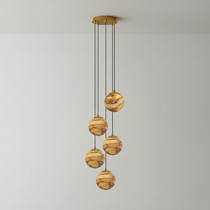 Sultana Alabaster Cluster Chandelier - Simprolos
