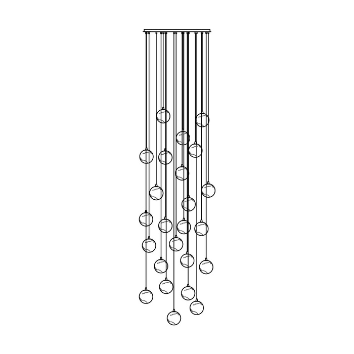 Sultana Alabaster Cluster Chandelier - Simprolos