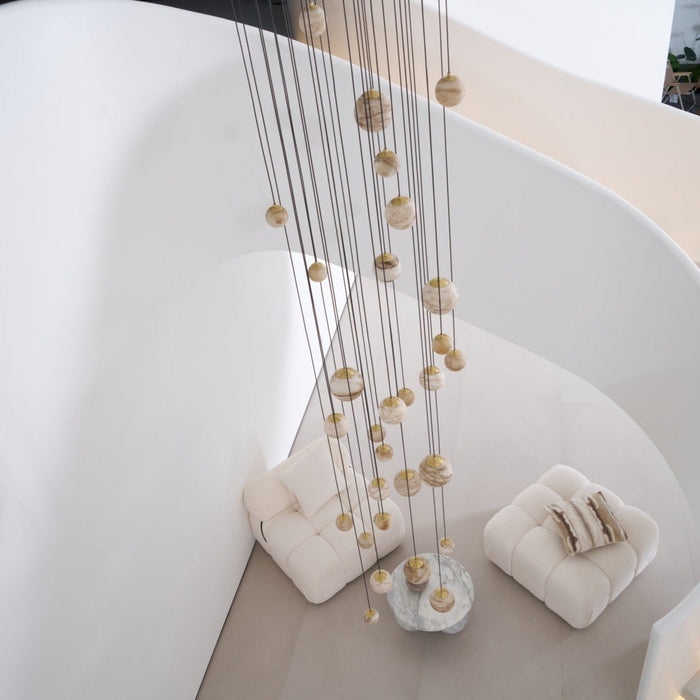 Sultana Alabaster Cluster Chandelier - Simprolos