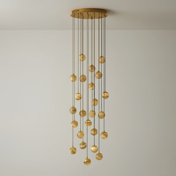 Sultana Alabaster Cluster Chandelier - Simprolos