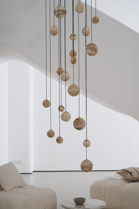 Sultana Alabaster Cluster Chandelier - Simprolos