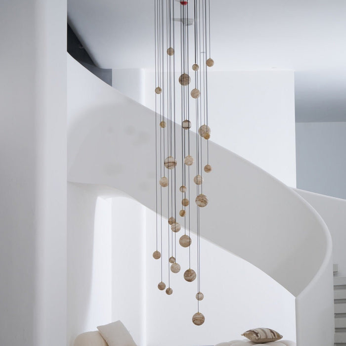 Sultana Alabaster Cluster Chandelier - Simprolos
