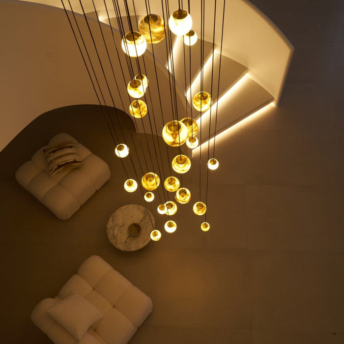 Sultana Alabaster Cluster Chandelier - Simprolos