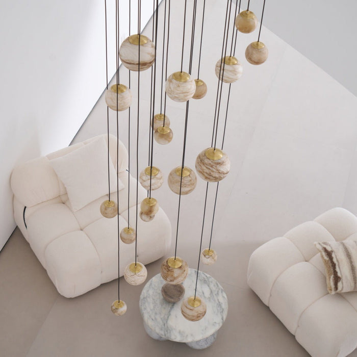 Sultana Alabaster Cluster Chandelier - Simprolos