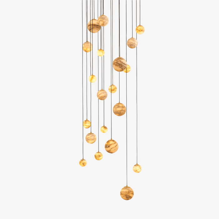 Sultana Alabaster Cluster Chandelier - Simprolos