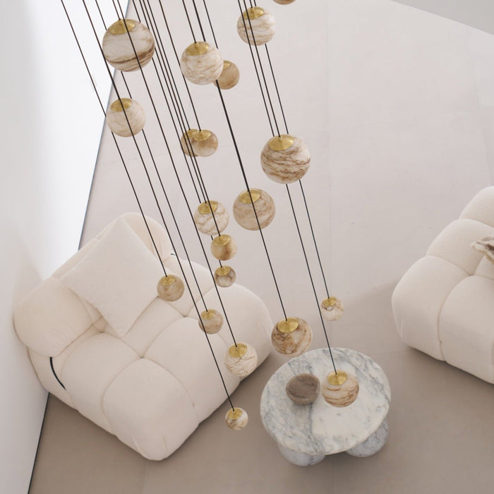 Sultana Alabaster Cluster Chandelier - Simprolos