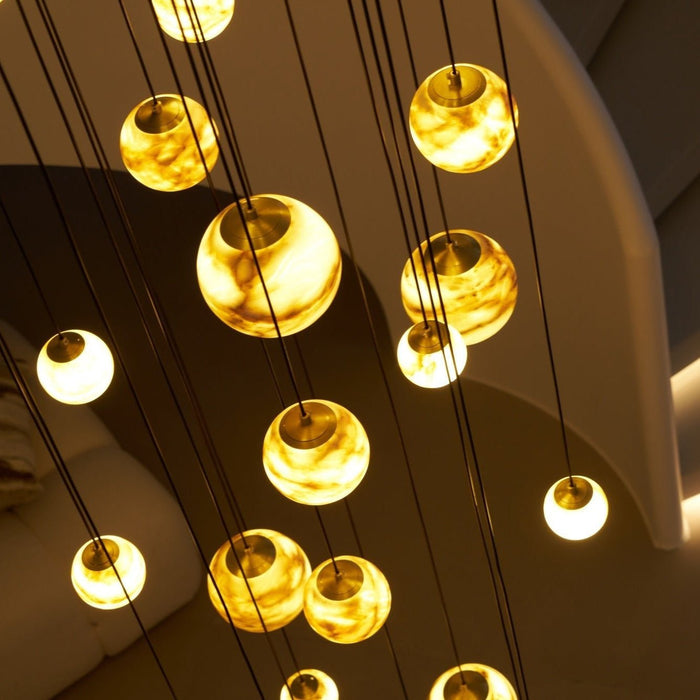Sultana Alabaster Cluster Chandelier - Simprolos