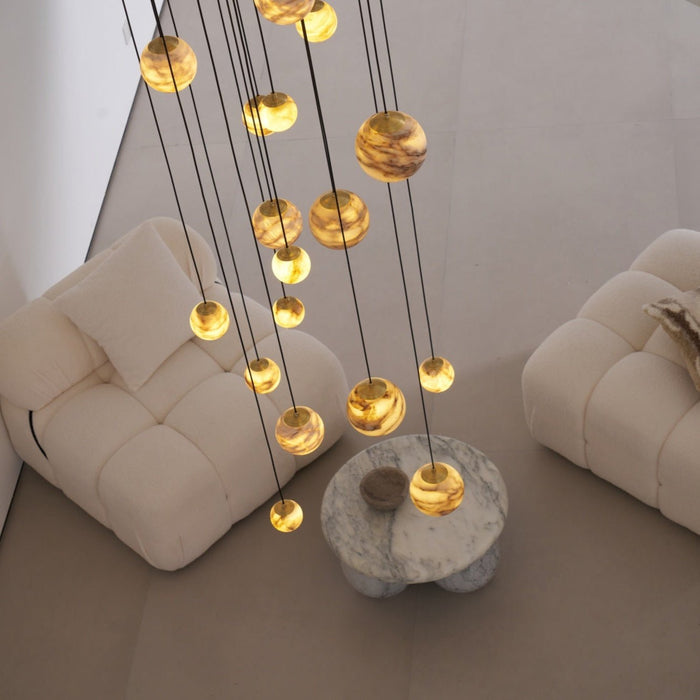 Sultana Alabaster Cluster Chandelier - Simprolos