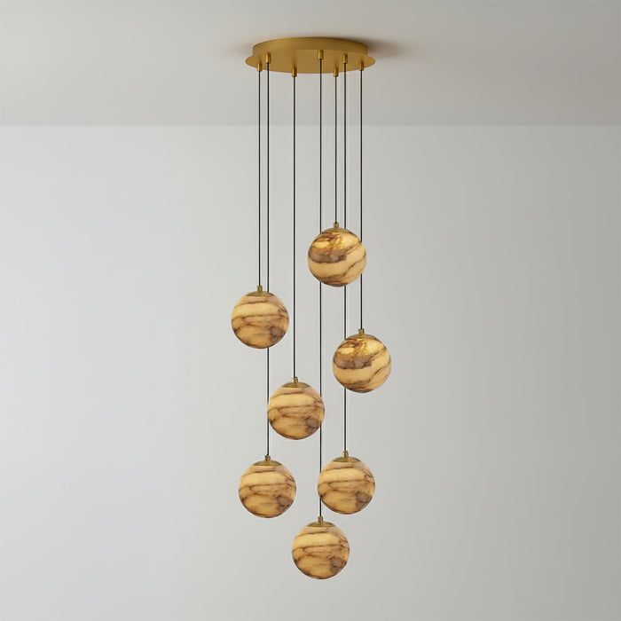 Sultana Alabaster Cluster Chandelier - Simprolos