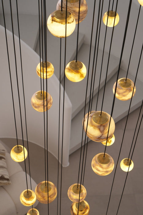 Sultana Alabaster Cluster Chandelier - Simprolos