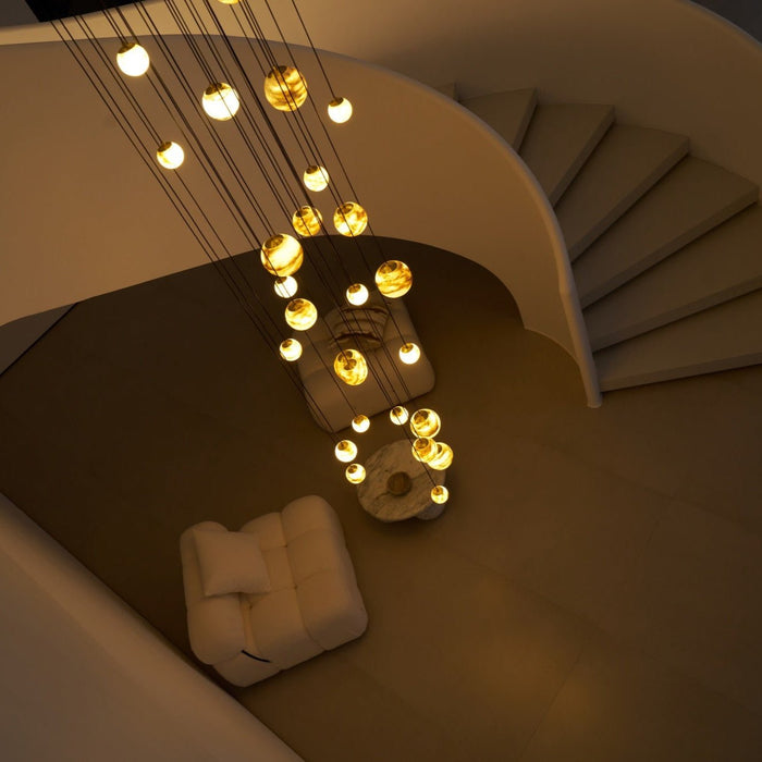 Sultana Alabaster Cluster Chandelier - Simprolos