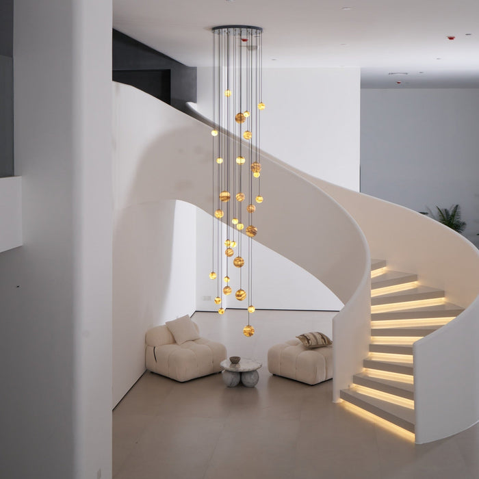 Sultana Alabaster Cluster Chandelier - Simprolos